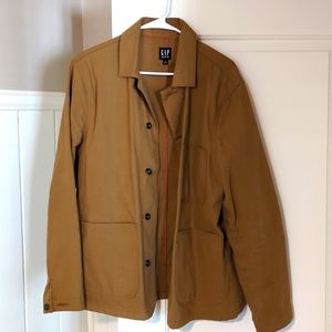 GAP Selvedge Khaki Denim Chore Jacket